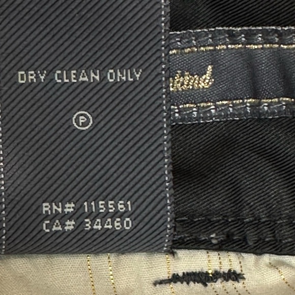 7 For All Mankind 7FAMK Low Rise Grey Faux Leather Super Flare Dojo Pants sz 28 - Picture 8 of 8